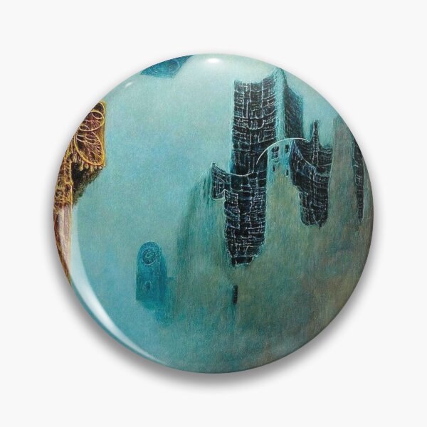 Item preview, Untitled (Dark), by Zdzisław Beksiński ORIGINAL surrealist art designed and sold by buzztop.