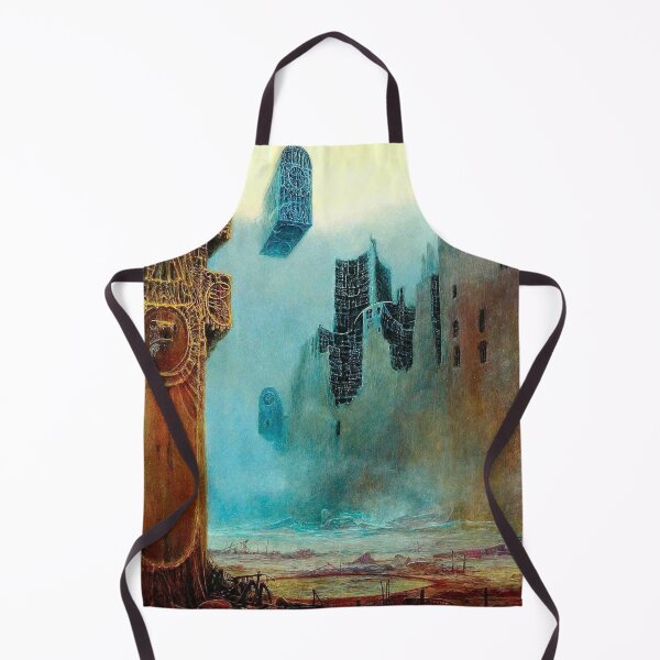 Item preview, Untitled (Dark), by Zdzisław Beksiński ORIGINAL surrealist art designed and sold by buzztop.