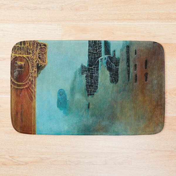 Item preview, Untitled (Dark), by Zdzisław Beksiński ORIGINAL surrealist art designed and sold by buzztop.