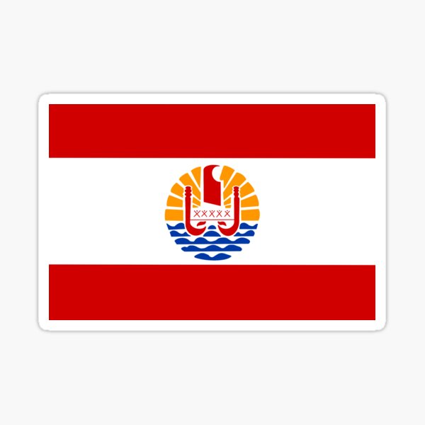 Item preview, Tahitian Flag designed and sold by Hunter Hapairai.