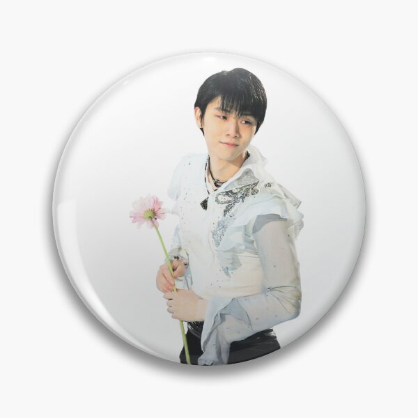 Item preview, Yuzuru Hanyu with Flower designed and sold by VintagePeople.