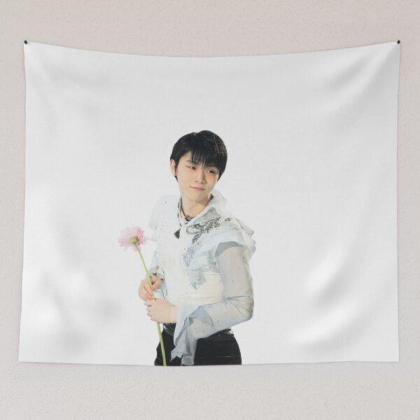 Item preview, Yuzuru Hanyu with Flower designed and sold by VintagePeople.