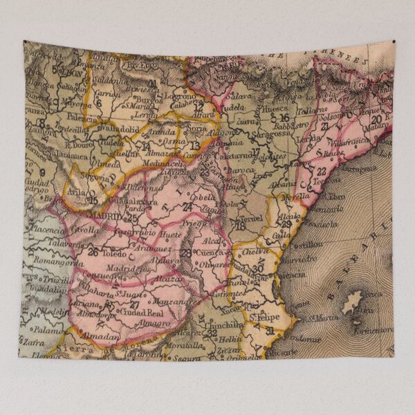 Item preview, Vintage Map designed and sold by ArtsyWishy.