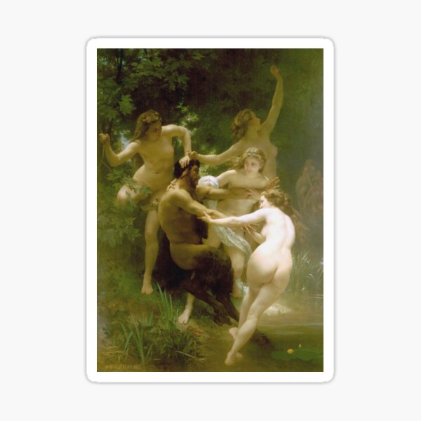 Item preview, Adolphe William Bouguereau - Nymphes Et Satyre-Hi designed and sold by artcenter.