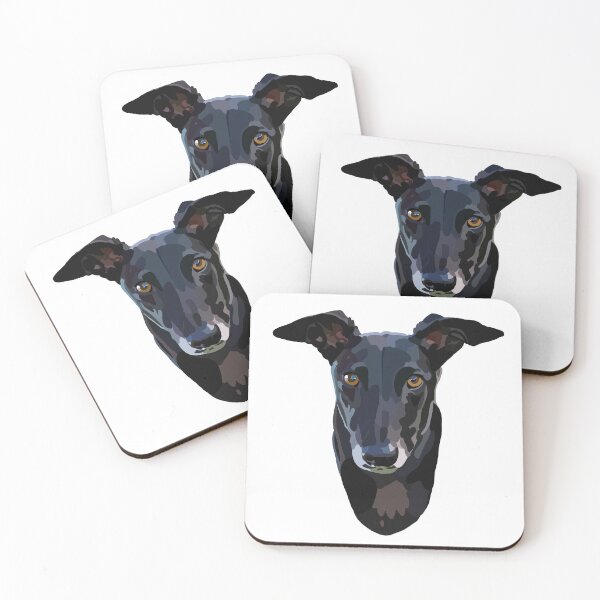 Item preview, Black Greyhound  designed and sold by Lilystreet.