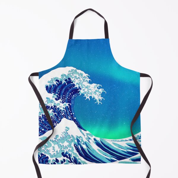 Item preview, The Big Wave - Vintage Japanese Wave With Aurora Borealis designed and sold by KarolinaPaz.