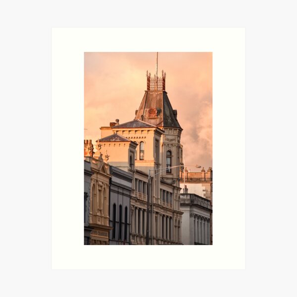 Item preview, Sunset on Lydiard Street designed and sold by Gabrielle Pattenden.