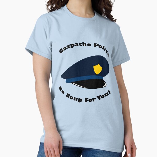 Vista previa del artículo con la obra «Policía de gazpacho», diseñado y vendido por BKNation.