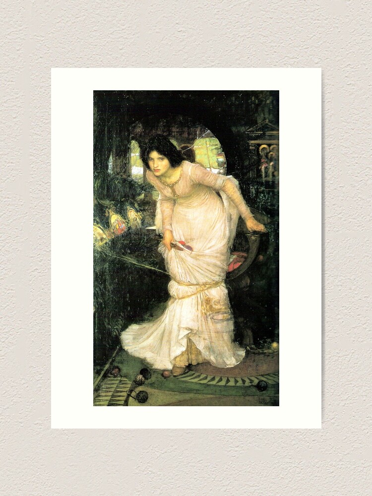 Home Decor Art Print on Canvas John William Waterhouse Redhead