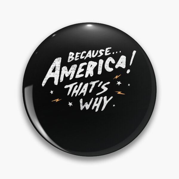 Item preview, BECAUSE AMERICA! THAT'S WHY America Eagle Funny 4th of July Day Independence America designed and sold by JennieDreher.