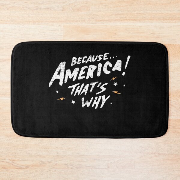 Item preview, BECAUSE AMERICA! THAT'S WHY America Eagle Funny 4th of July Day Independence America designed and sold by JennieDreher.
