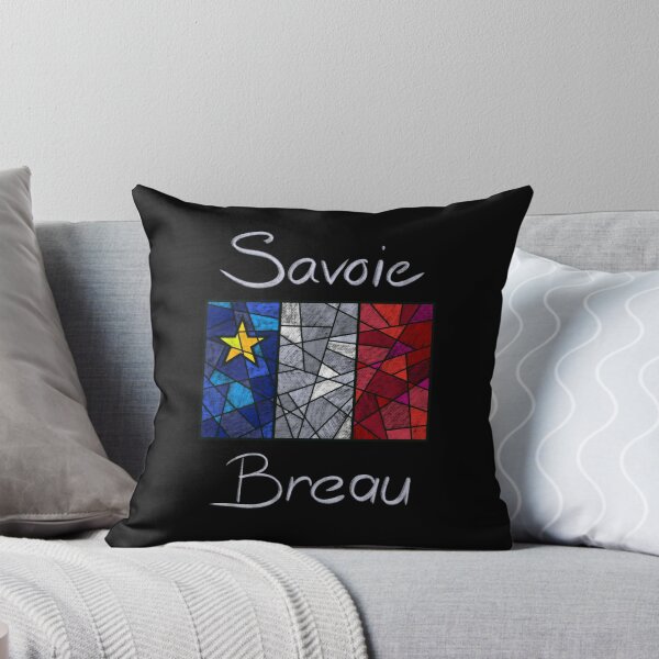 Item preview, Acadian Flag pastel mosaic Savoie-Breau - Drapeau acadien mosaïque pastel vitrail Savoie-Breau designed and sold by ColoursOfFrance.