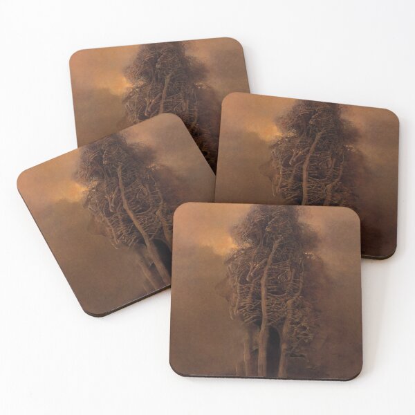 Item preview, Untitled (surrealist art), by Zdzisław Beksiński ORIGINAL  designed and sold by buzztop.