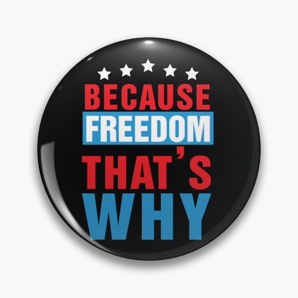 Item preview, BECAUSE FREEDOM THAT'S WHY US Flag Funny 4th of July Day Independence America designed and sold by JennieDreher.