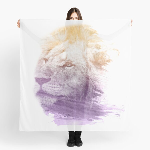 Item preview, LION SUPERIMPOSED WATERCOLOR designed and sold by deificusArt.
