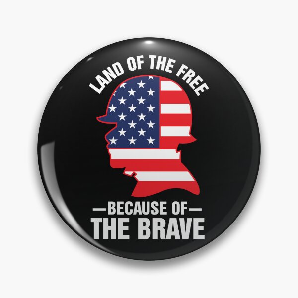 Item preview, BECAUSE OF THE BRAVE Funny 4th of July Day Independence America Patriotic Love designed and sold by JennieDreher.