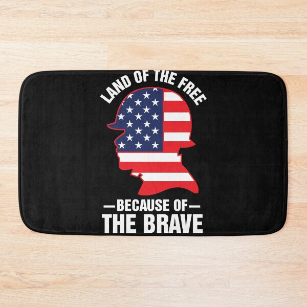 Item preview, BECAUSE OF THE BRAVE Funny 4th of July Day Independence America Patriotic Love designed and sold by JennieDreher.