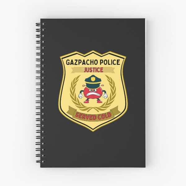 Item preview, Gazpacho Police Badge | Political Jokes 2022 | Gazpacho Cold Soup Funny designed and sold by Spiritualish.