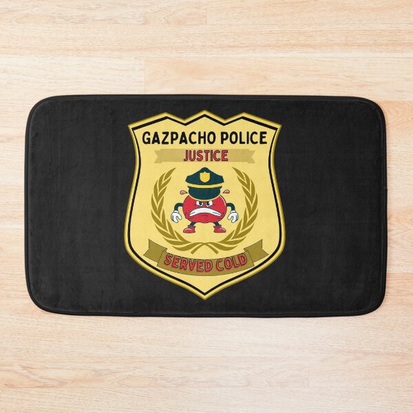 Item preview, Gazpacho Police Badge | Political Jokes 2022 | Gazpacho Cold Soup Funny designed and sold by Spiritualish.