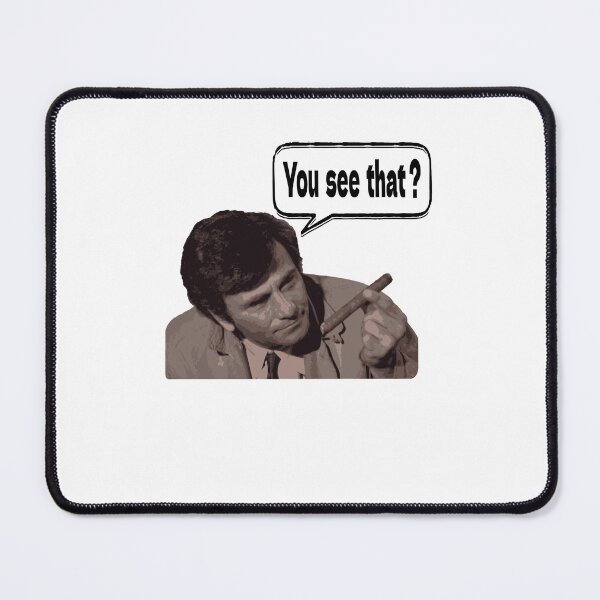 Item preview, Columbo, Peter Falk Just one more thing Folk, inspector columbo detective columbo cigar coat designed and sold by LeviRaynor703.