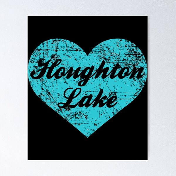 Item preview, I Love Houghton Lake Shirt, Michigan Camping designed and sold by ConierMinert.