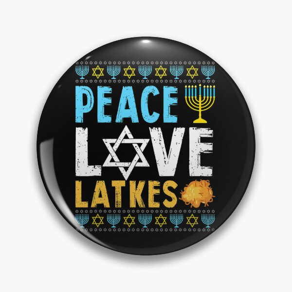 Item preview, Peace Love Latkes Funny Hanukkah Chanukah Jewish designed and sold by ConierMinert.