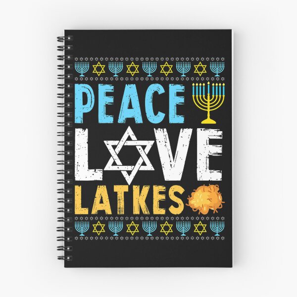 Item preview, Peace Love Latkes Funny Hanukkah Chanukah Jewish designed and sold by ConierMinert.