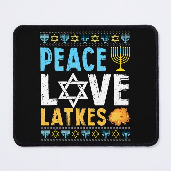 Item preview, Peace Love Latkes Funny Hanukkah Chanukah Jewish designed and sold by ConierMinert.