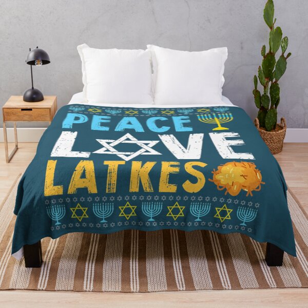 Item preview, Peace Love Latkes Funny Hanukkah Chanukah Jewish designed and sold by ConierMinert.