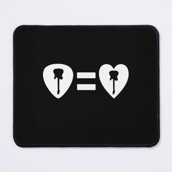Item preview, Guitar Equals Love, Guitar Pick As Musician Guitarist Gift Sticker designed and sold by allysonhat.