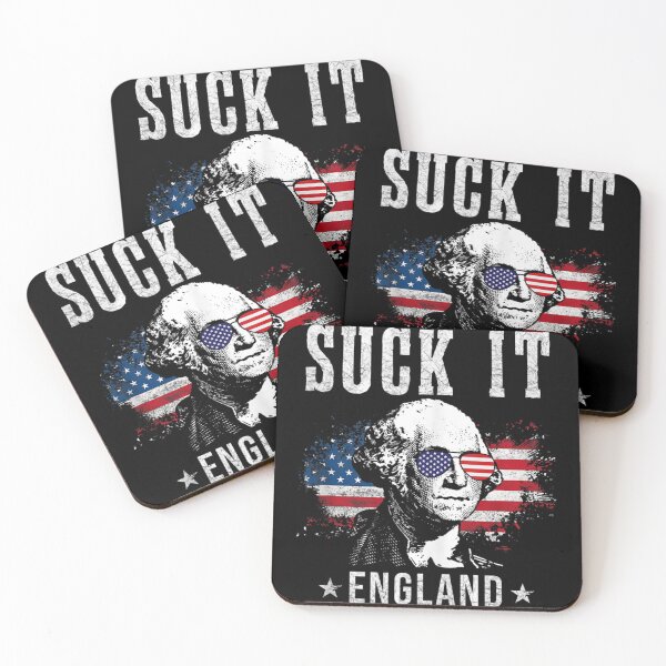 Item preview, suck it england  4th of july - george washington designed and sold by ConierMinert.