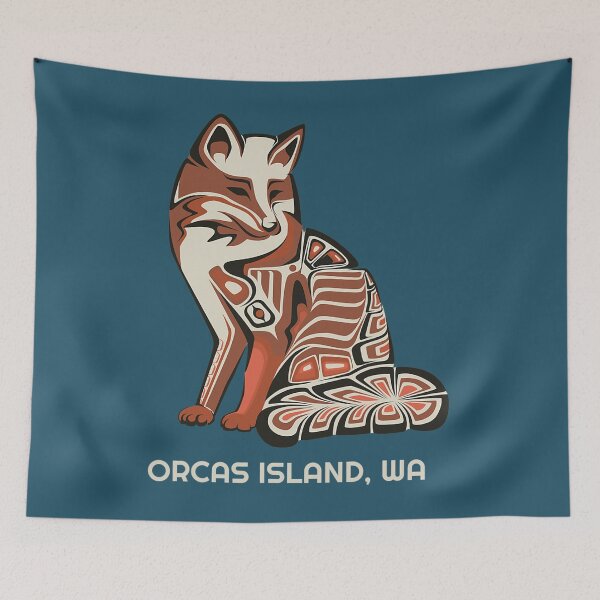 Item preview, Tribal Fox Orcas Island Washington Native American Haida designed and sold by ConierMinert.