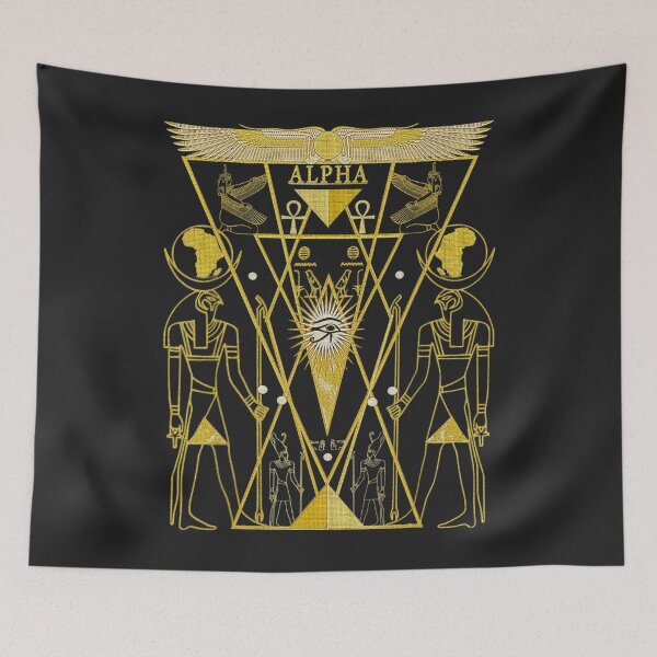 Item preview, Egypt Accent Alpha Bera Omega designed and sold by KidGiftChoice.
