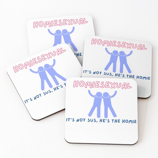 Item preview, homiesexual | its not sus hes the homie essential t shirt | sticker designed and sold by sugarcube1999.