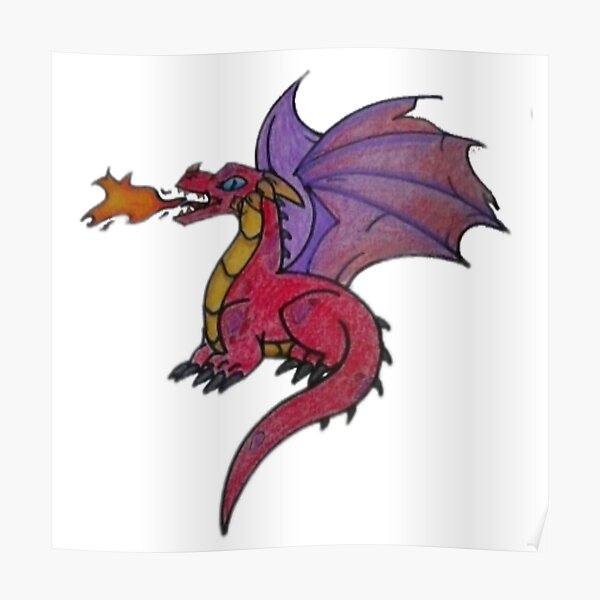 Fire Breathing Posters for Sale | Redbubble