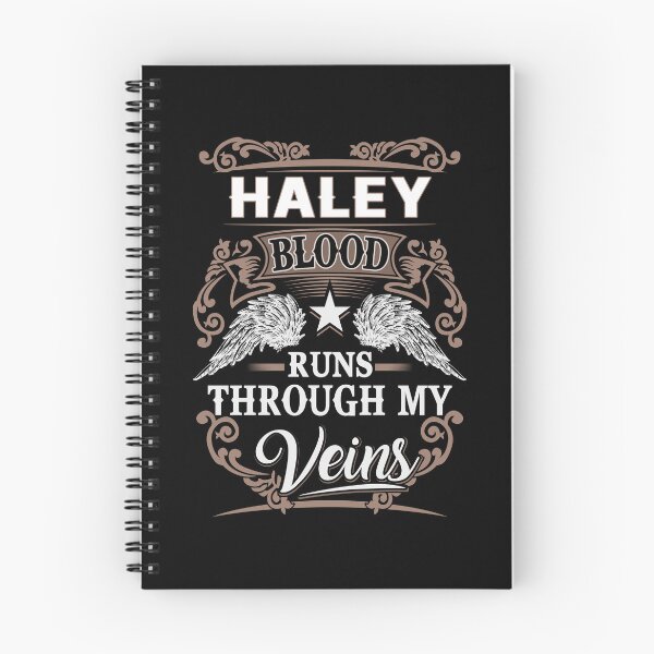 Item preview, Haley Name T Shirt - Haley Blood Runs Through My Veins  Gift Item Tee designed and sold by pourvasecandi.