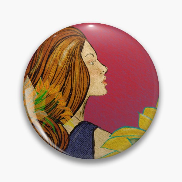 Item preview, Woman and flowers designed and sold by LATIGO BAYNE.