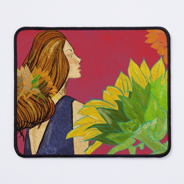 Item preview, Woman and flowers designed and sold by LATIGO BAYNE.