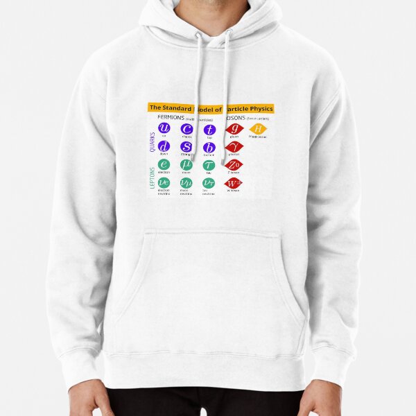 The current standard model of particle physics. These are the particles that make up the entire universe. Although there's still that whole dark matter problem to solve Pullover Hoodie