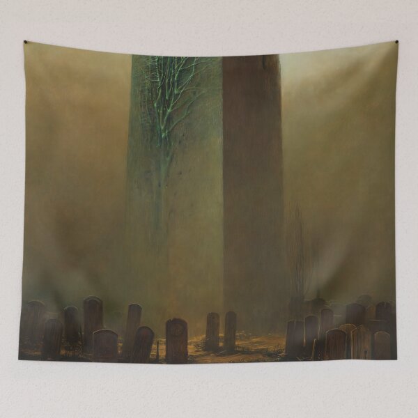 Item preview, Whale  Art, By Zdzisław Beksiński Original designed and sold by buzztop.