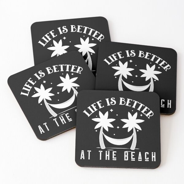 Item preview, Life Is Better At The Beach Hammock Palm Trees designed and sold by LadySaltwater.