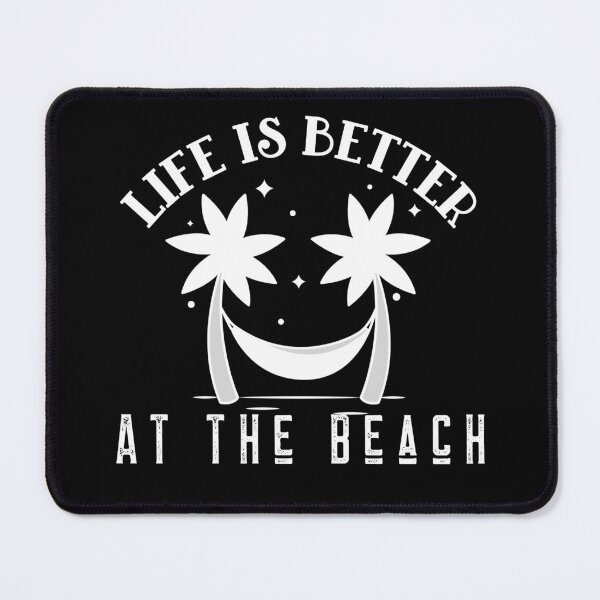 Item preview, Life Is Better At The Beach Hammock Palm Trees designed and sold by LadySaltwater.