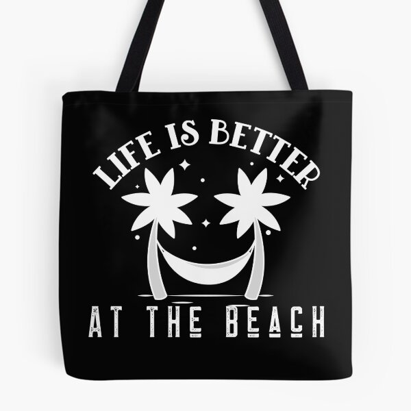 Item preview, Life Is Better At The Beach Hammock Palm Trees designed and sold by LadySaltwater.