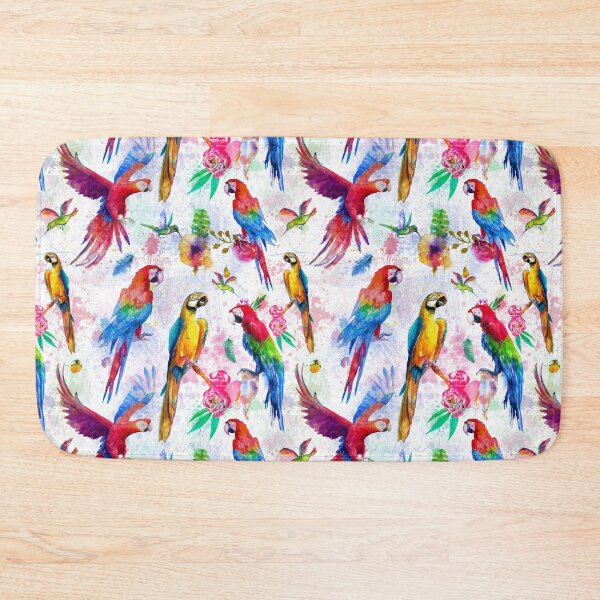 Item preview, Bright Parrot Watercolor designed and sold by MobertsonArt.
