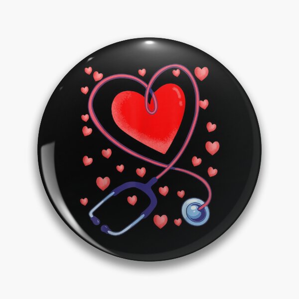 Item preview, Cute Love Nursing Valentines Day Nurse Heart Stethoscope  designed and sold by jennifera11.
