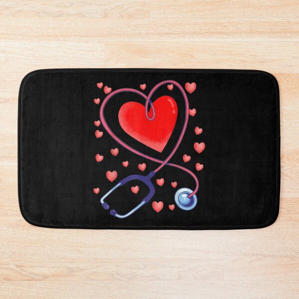 Item preview, Cute Love Nursing Valentines Day Nurse Heart Stethoscope  designed and sold by jennifera11.