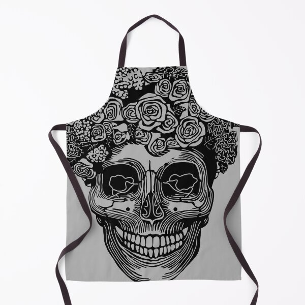 Item preview, Flower Crown Skull (Black) designed and sold by Zia Frazier.