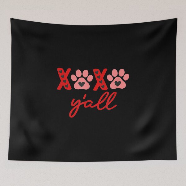 Item preview, Womens Xoxo Y'all Valentine's Day Kids Ns Heart Dog Mom  designed and sold by bessiey23.