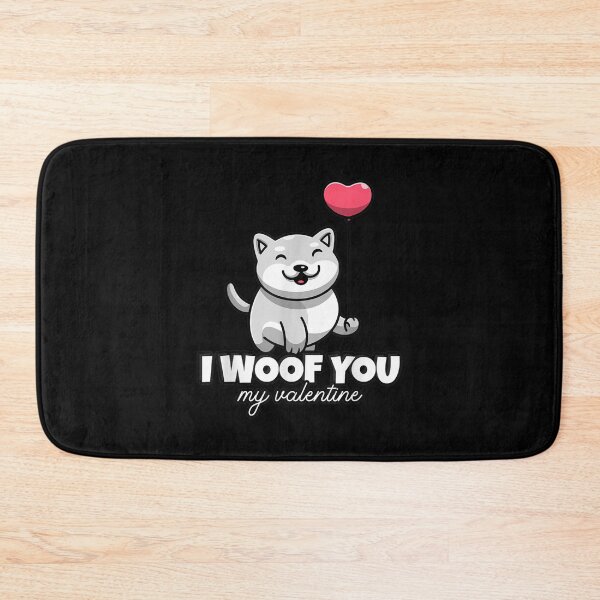 Item preview, Cute Valentines Day I Woof You My Valentine Dog  designed and sold by jennifera11.