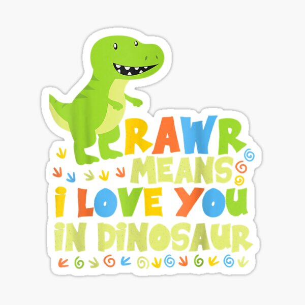 Gdkasrny Roar Significa Que Eu Te Amo Em Colar De Dinossaur